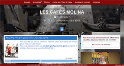 Desktop Screenshot of lescafesmolina.fr